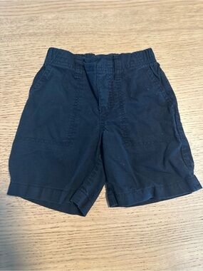 Gymboree Boys Navy Flat Front Cotton Shorts